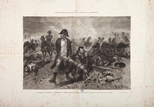 ジュール・クラレティエによって刻まれた旗の埋葬、ウォータールーの戦いのエピソード